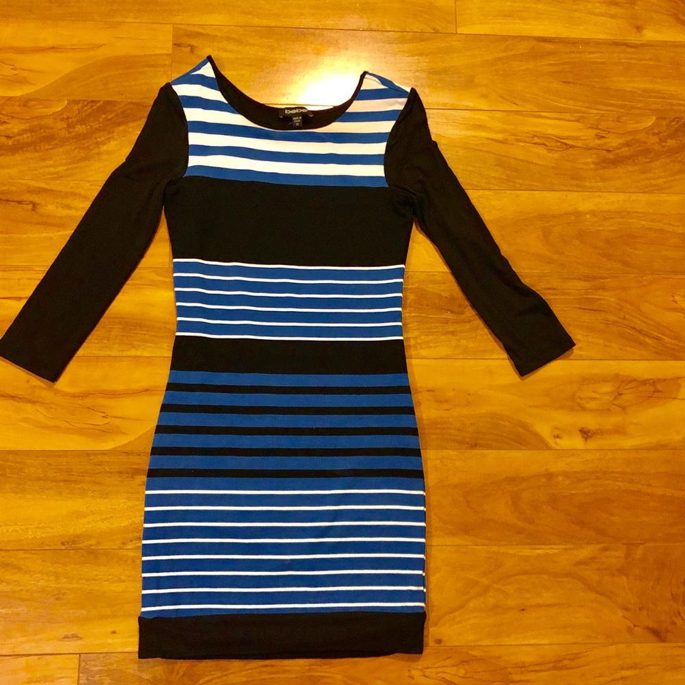 Brand new Bebe stripe dress